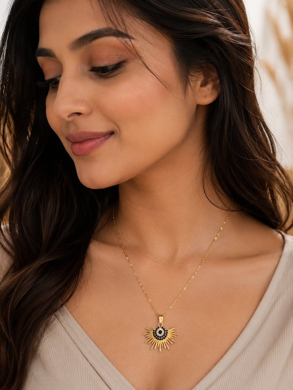 Solara guardian pendant necklace
