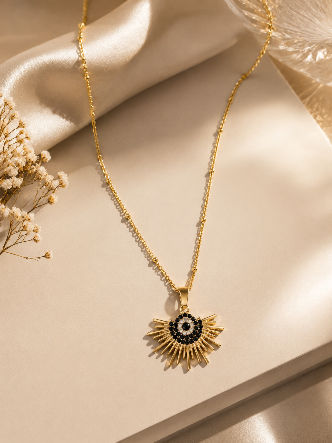 Solara guardian pendant necklace