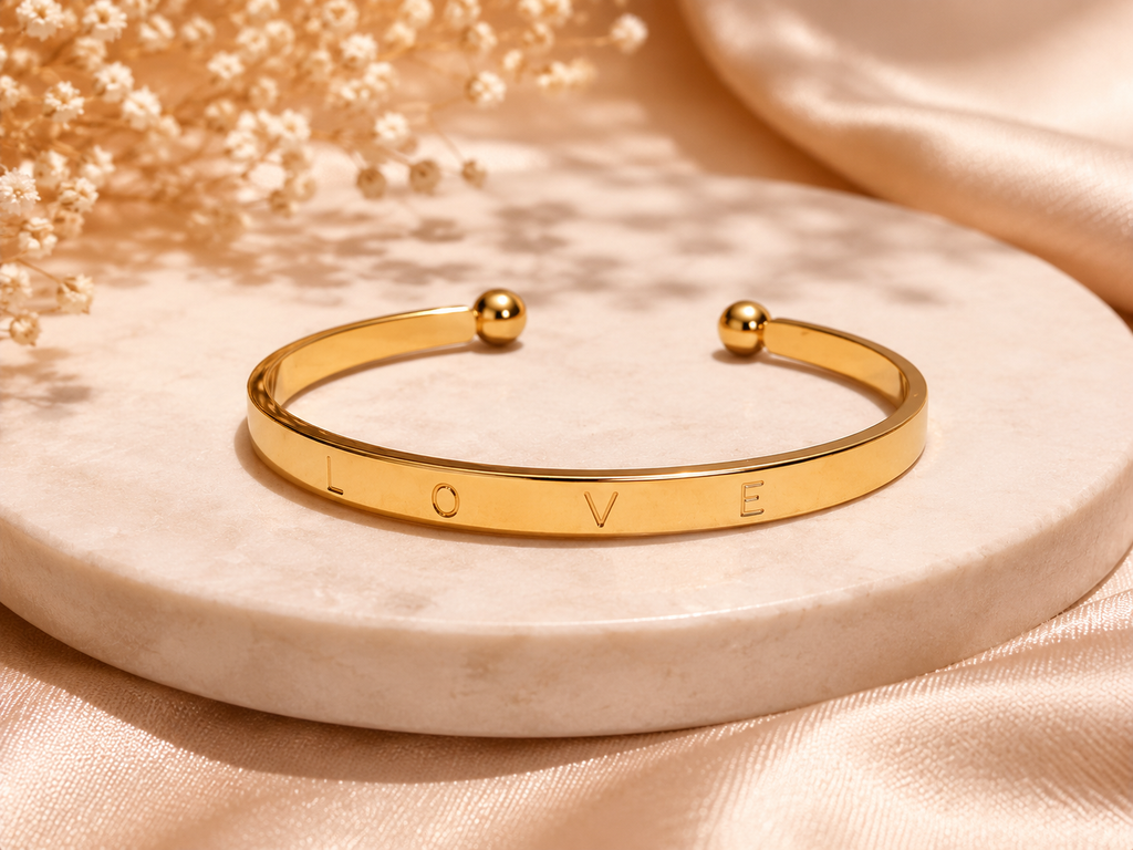 Strivora eternal love cuff bracelet