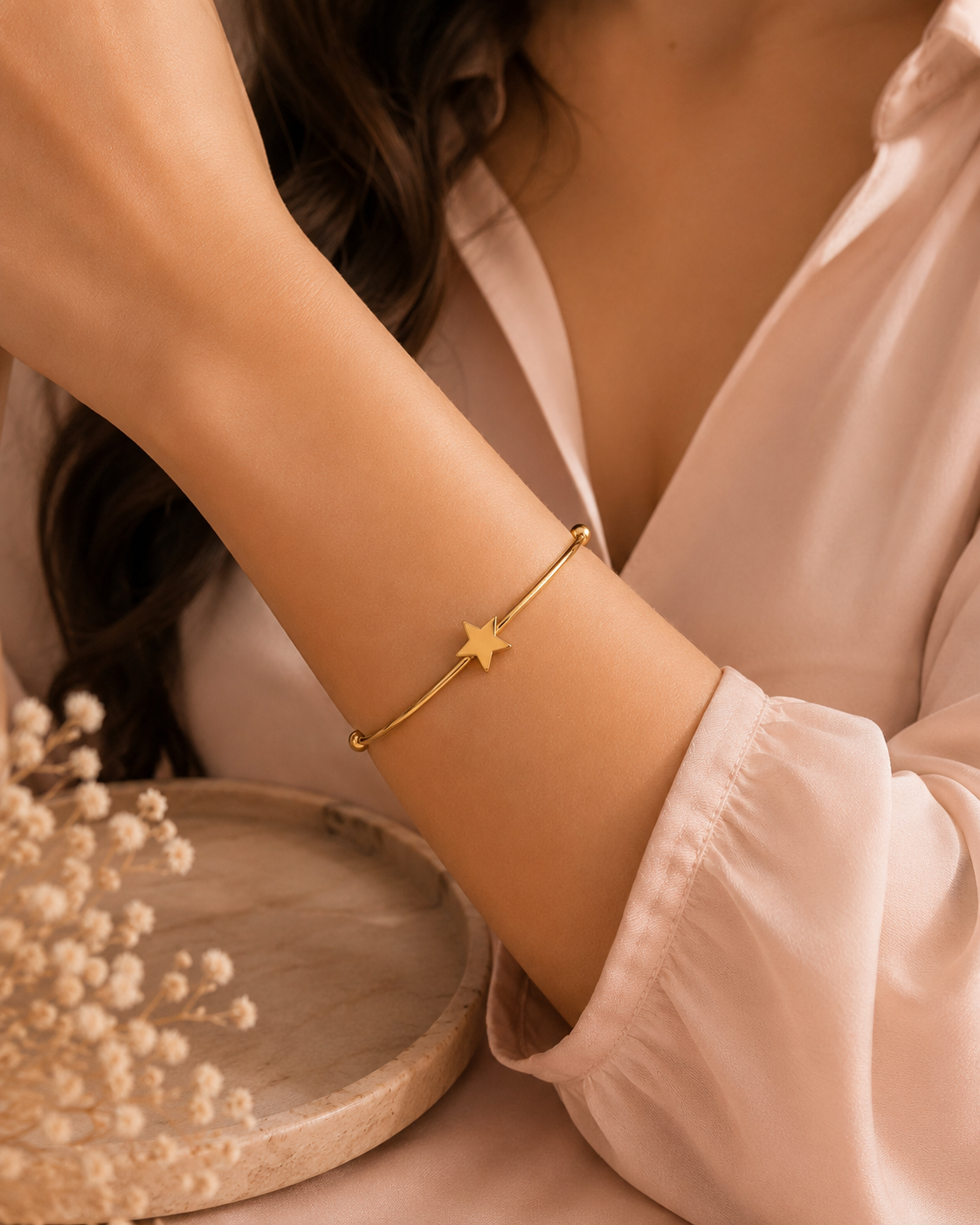 Celeste Star cuff bracelet