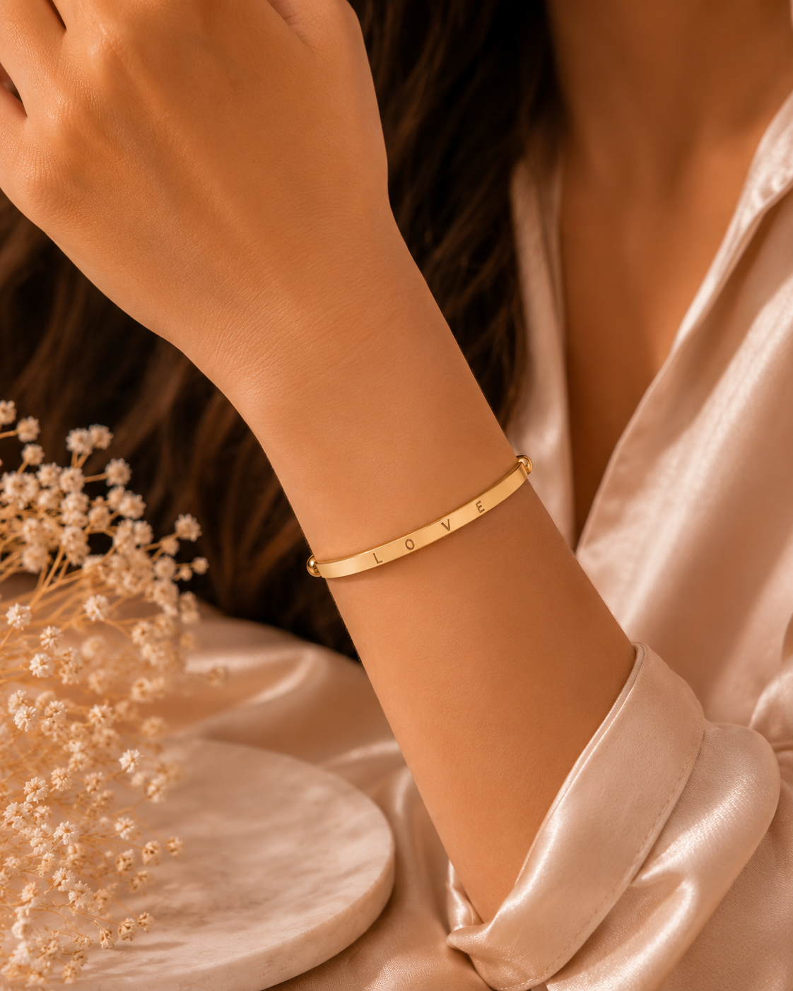 Strivora eternal love cuff bracelet