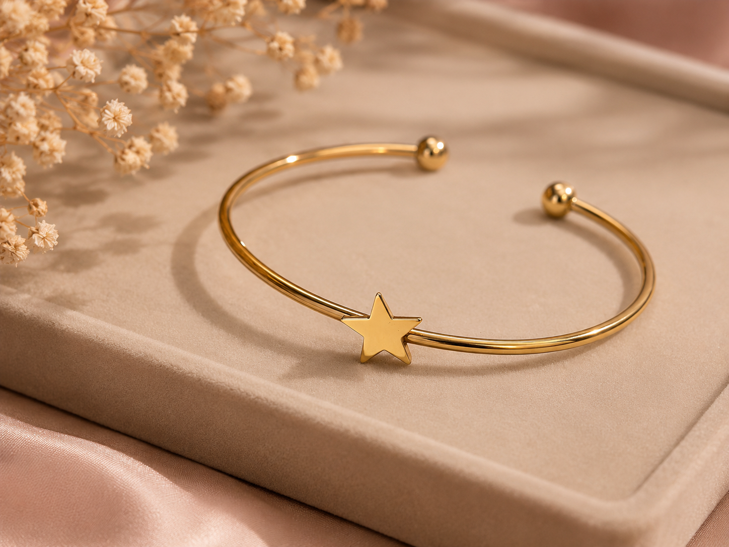 Celeste Star cuff bracelet